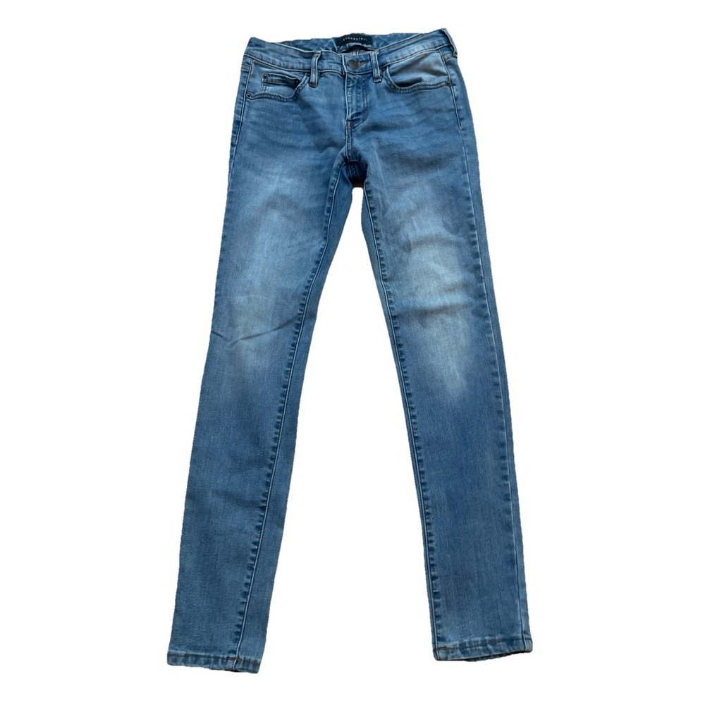 Aeropostale Jegging Jeans Womens 4R Blue Denim Cotton Stretch Skinny Low‎ Rise